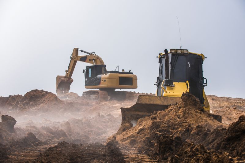Bulldozer Land Excavation