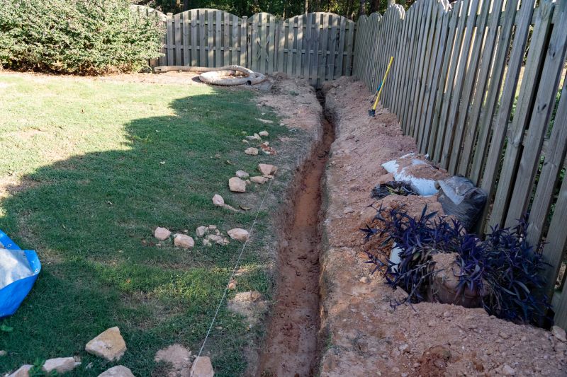 Yard Drainage Grading